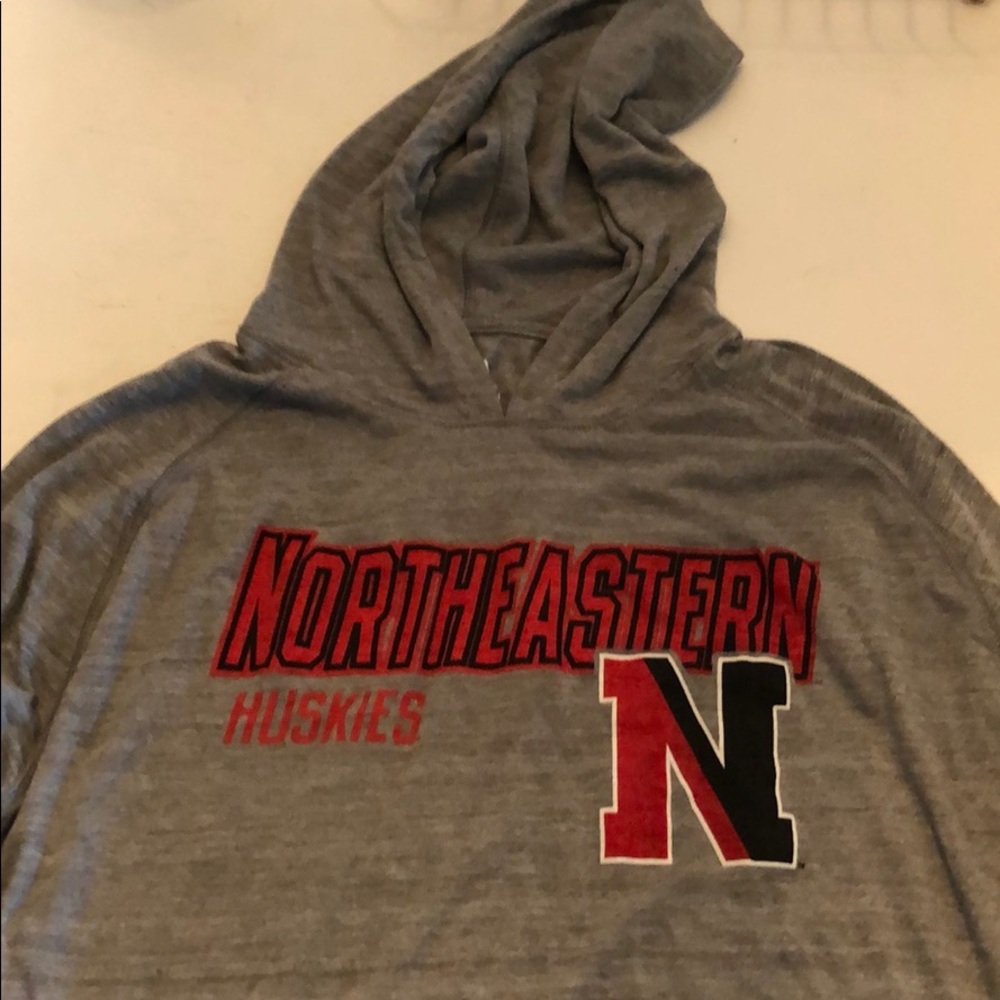 Northeastern University hooded long-sleeve